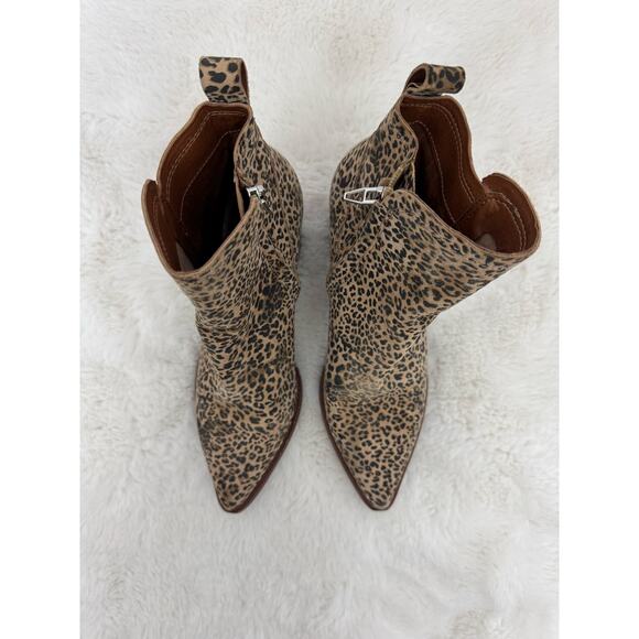 Dolce Vita Leopard Print Ankle Booties – Women’s 8 Block Heel - Picture 6 of 12